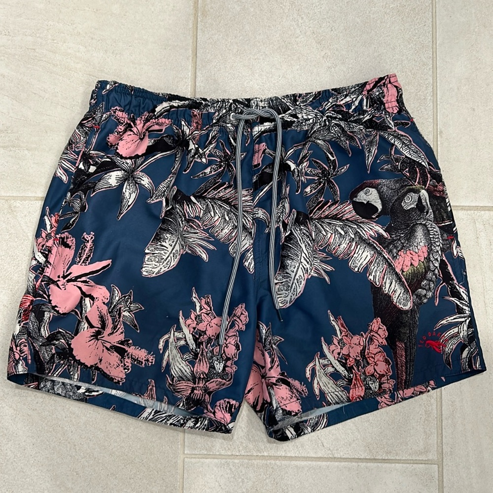 Ted Baker floral swim trunks